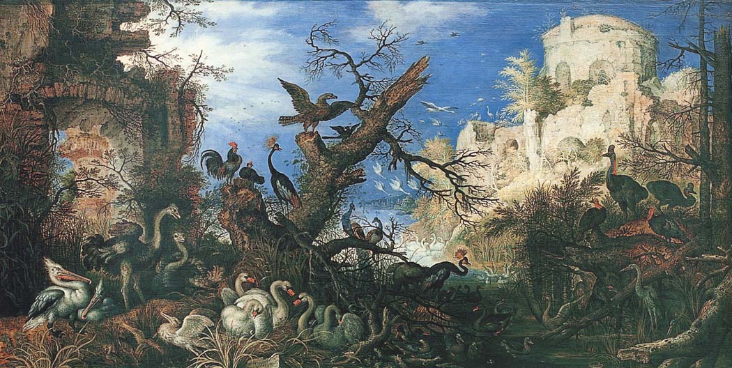 SAVERY, Roelandt Landscape with Birds